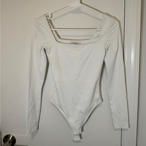Aritzia white bodysuit worn once